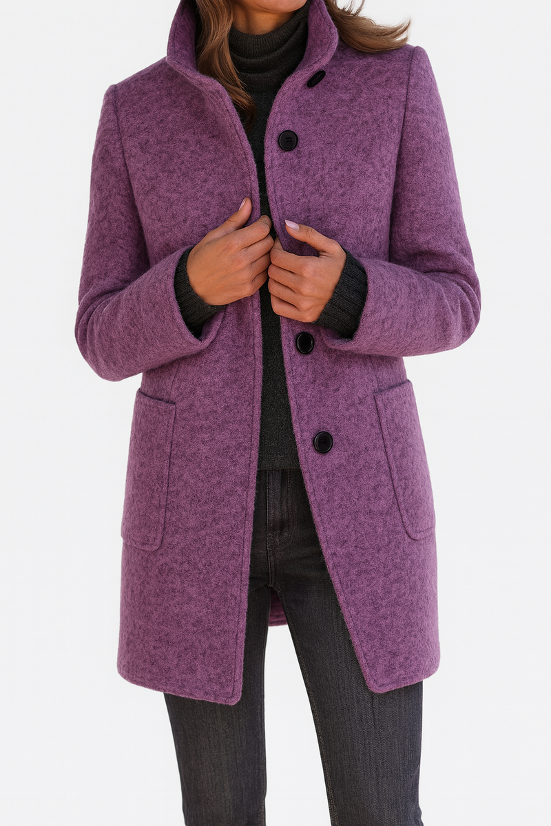 Camille | Manteau à col montant