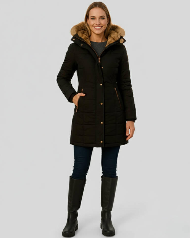 Zia | Parka d’hiver chaude à capuche