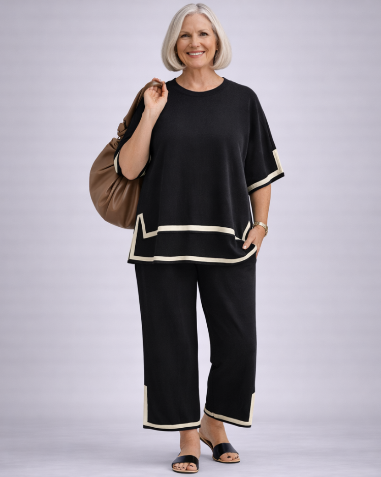 Mariana | Ensemble confortable avec top et pantalon large