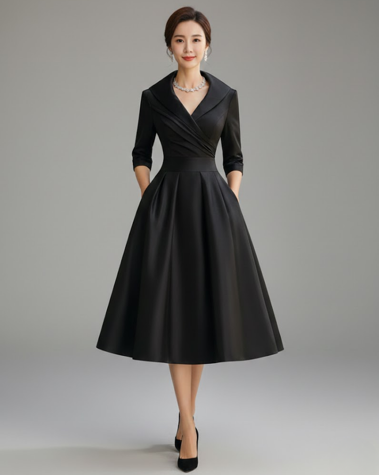 Rosa | Robe satinée à l’élégance royale