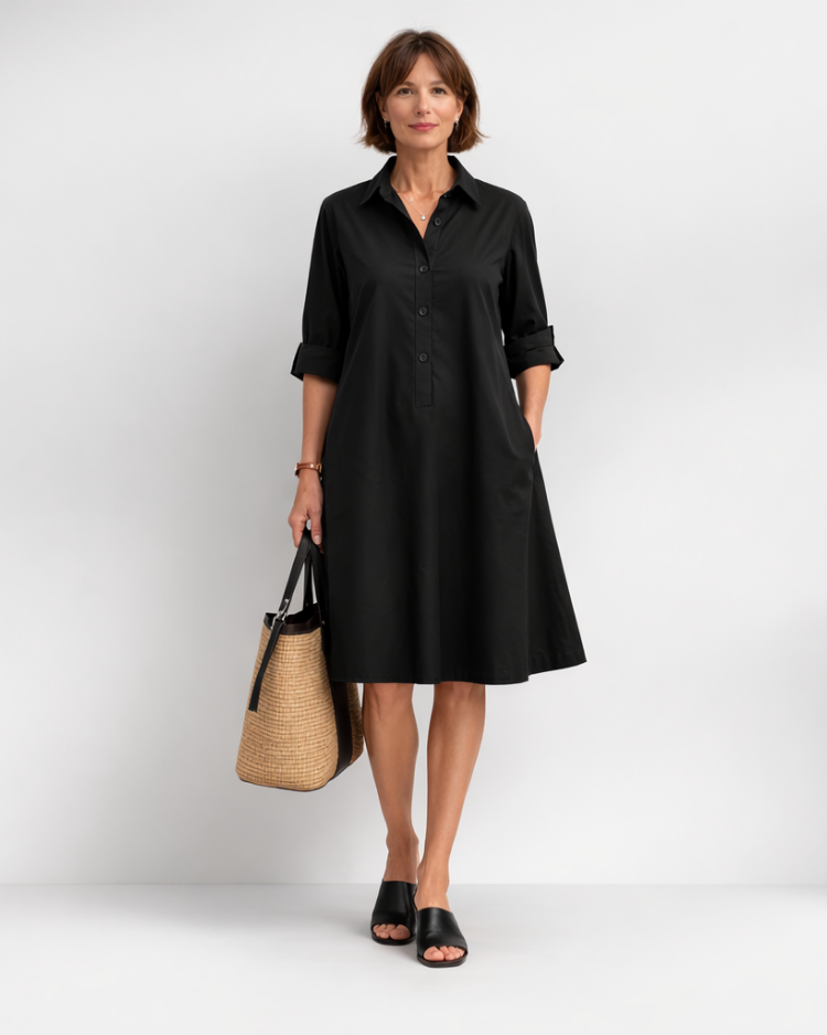 Elonti | Robe chemise boutonnée