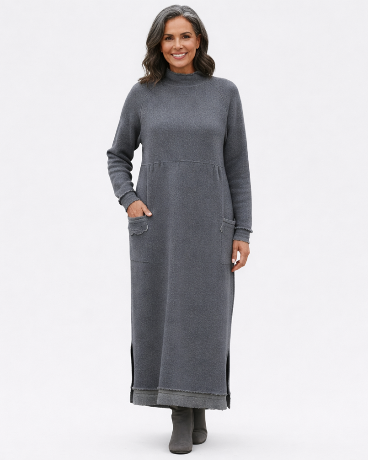 Eve | Longue robe en maille élégante
