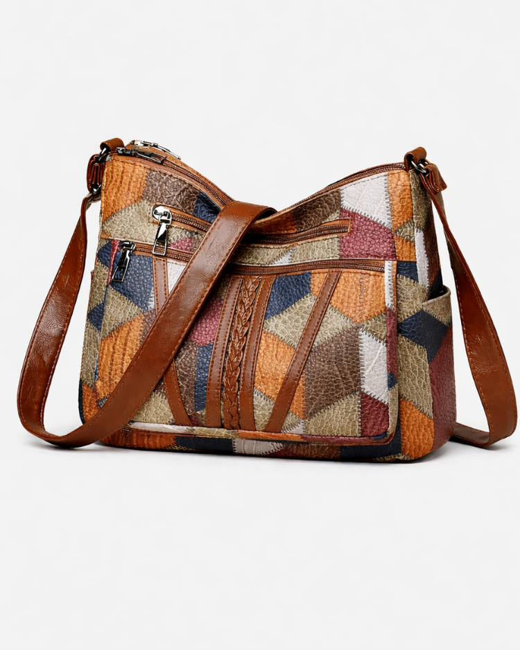 Solara | Sac élégant et pratique à motif patchwork