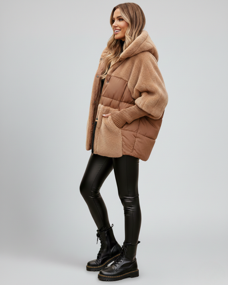 Raina | Manteau polaire matelassé à capuche