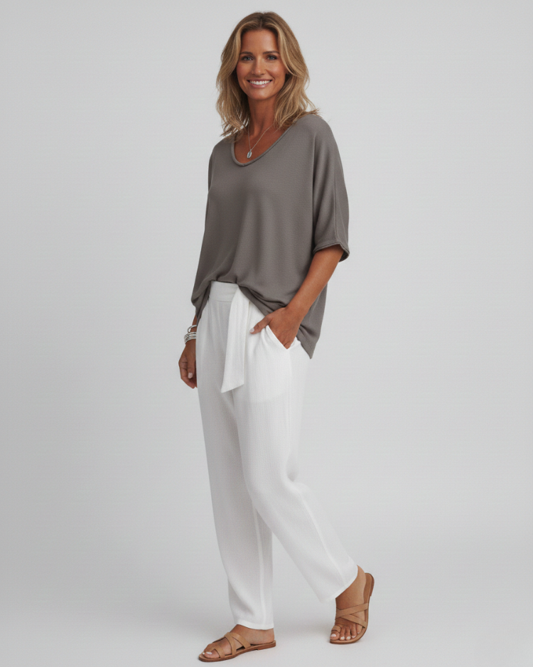 Bea | Blouse bohème élégante à col V