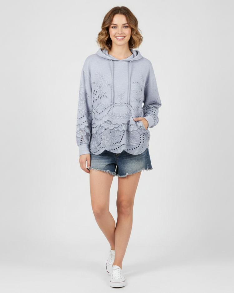 Grace | Sweat vintage à motif floral