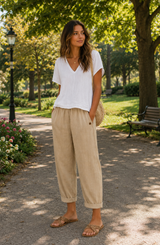 Rosa | Pantalon léger en lin